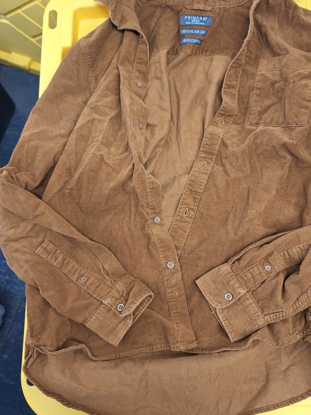 Primark Men’s Brown Corduroy Shirt